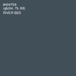 #404F58 - River Bed Color Image